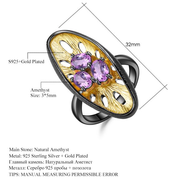 Gemstone Rings-C7876R - 图片 2