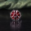 Natural Garnet Ring-C046R