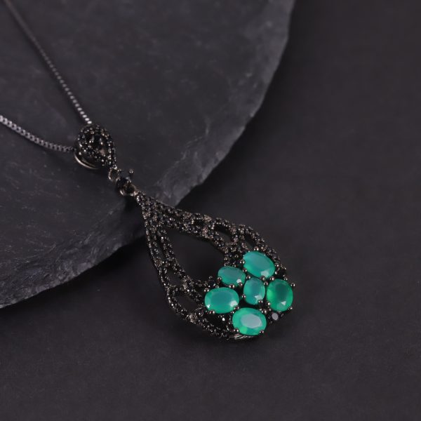 Gemstone Necklace-W0503P - 图片 6