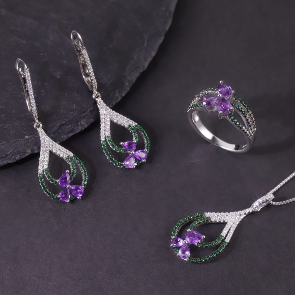Gemstone Necklace-W0467P - 图片 6