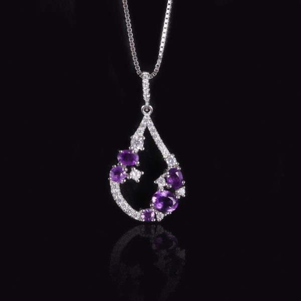 Gemstone Necklace-W0463P - 图片 5