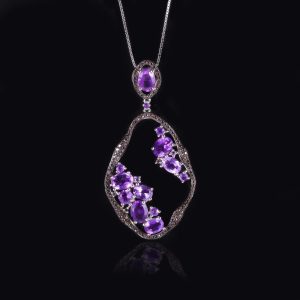 Gemstone Necklace-W0462P