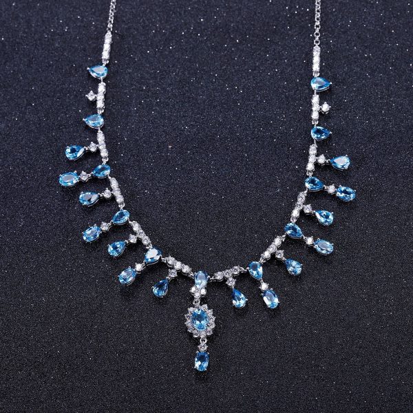 Gemstone Necklace-C8120N - 图片 7