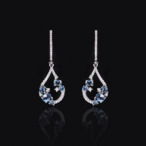 Gemstone Earrings-W0463E - 图片 5