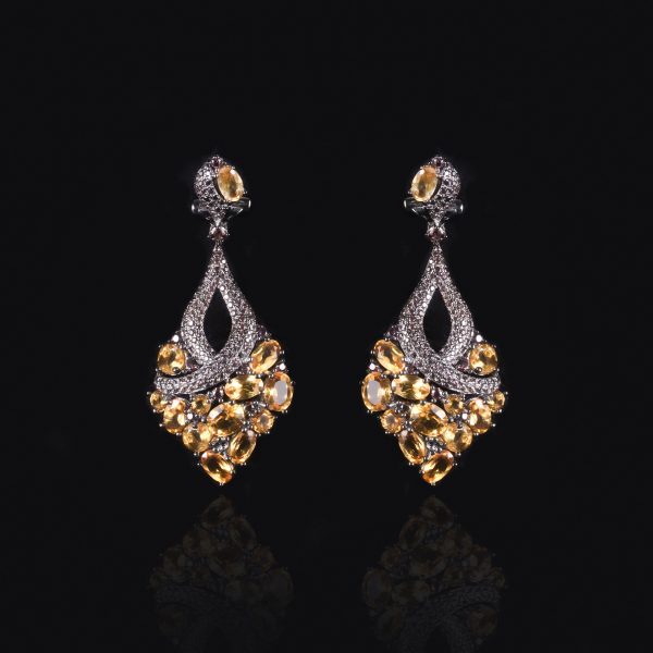 Gemstone Earrings-W0453E