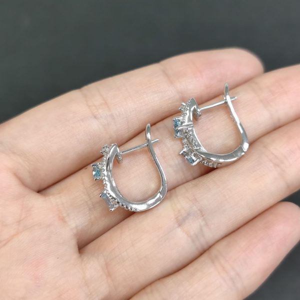 Gemstone Earrings-W0347E - 图片 6