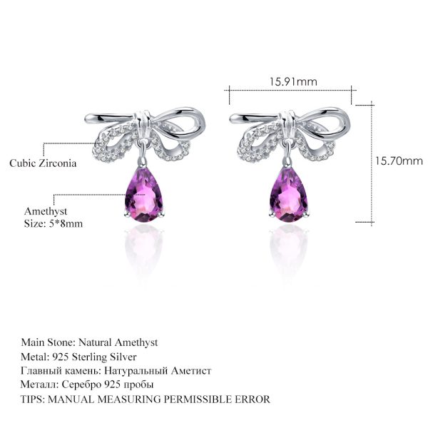 Gemstone Earrings-C8165E