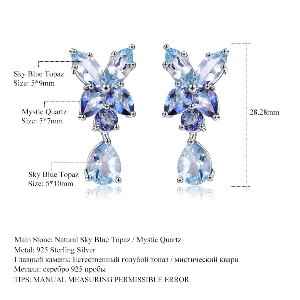 Gemstone Earrings-A2715E3 - 图片 4