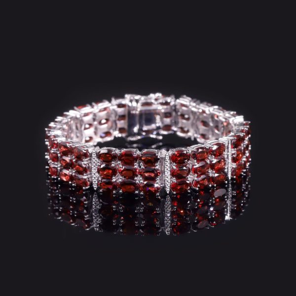 Gemstone Bracelet-A324B - 图片 2