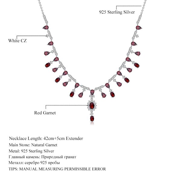 Gemstone Necklace-C8120N