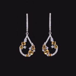 Gemstone Earrings-W0463E