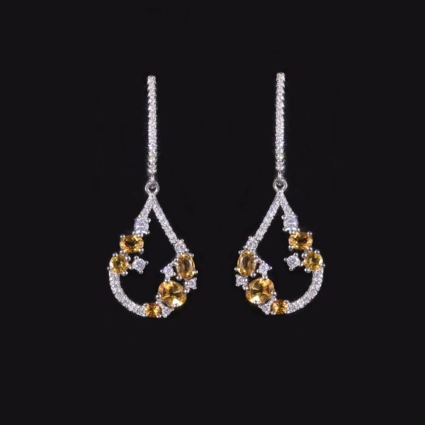 Gemstone Earrings-W0463E