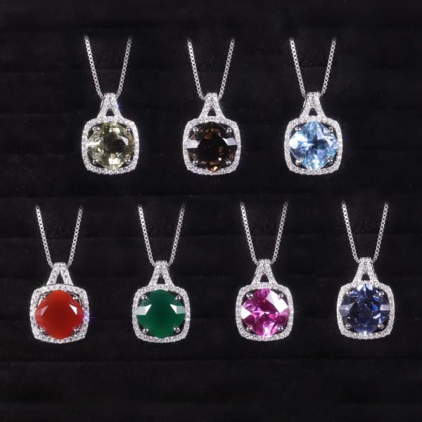 Gemstone Necklace-N0064P - 图片 8