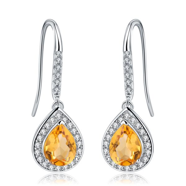 Gemstone Earrings-C472E-b