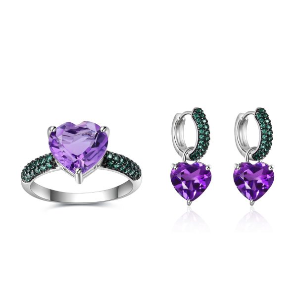 Gemstone Earrings-C8213E - 图片 2