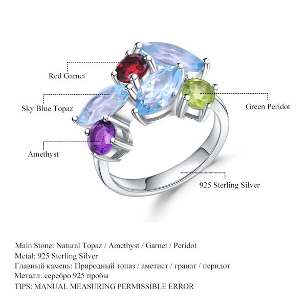 Gemstone Rings-K499R - 图片 5
