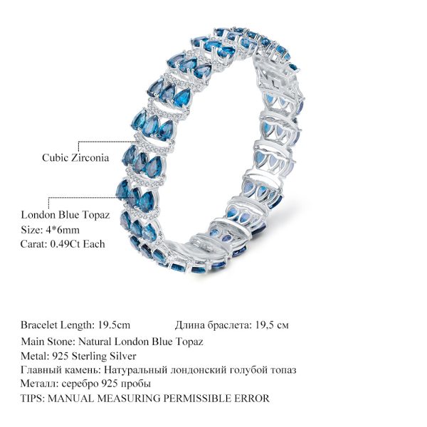 Gemstone Bracelet-Y304B - 图片 2
