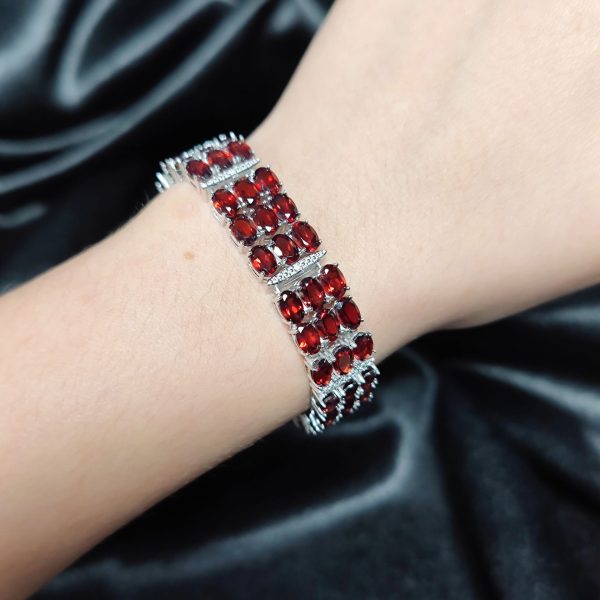 Gemstone Bracelet-A324B - 图片 4