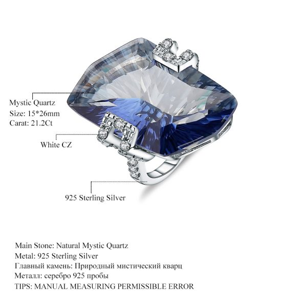 Natural Gemstone Rings-SD006R - 图片 6