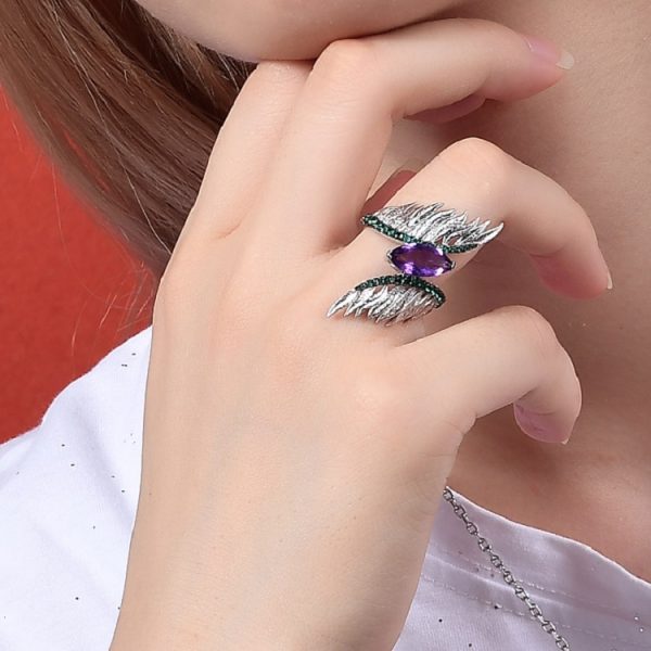 Gemstone Rings-C8238R - 图片 3