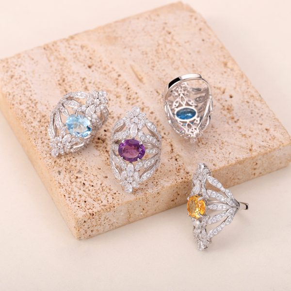 Gemstone Rings-C9432R - 图片 6