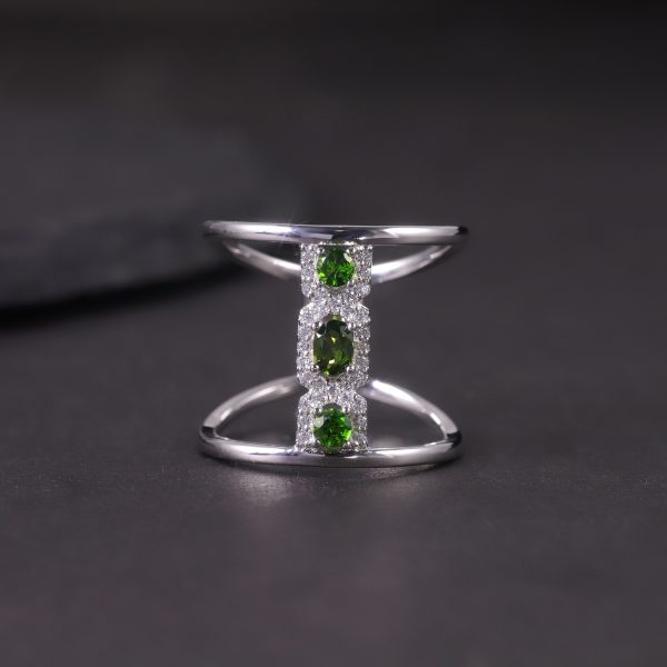 Natural Gemstone Rings-W0538R - 图片 3