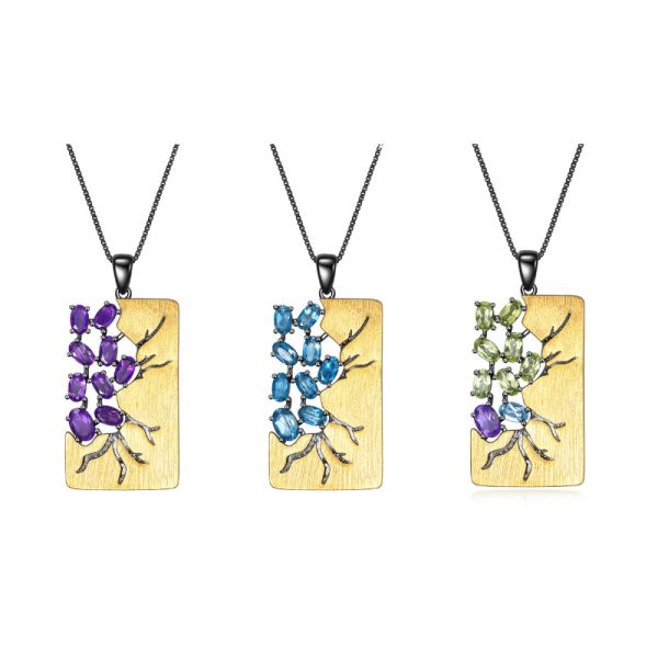 Gemstone Necklace-C7875P - 图片 3