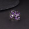 Natural Amethyst Ring-W0338R