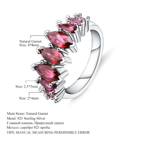 Natural Gemstone Rings-A3853R - 图片 5