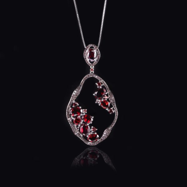 Gemstone Necklace-W0462P - 图片 2