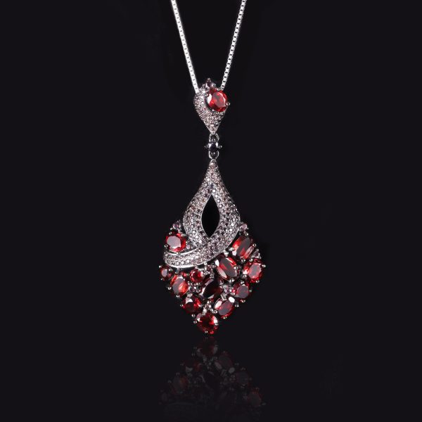 Gemstone Necklace-W0453P - 图片 2