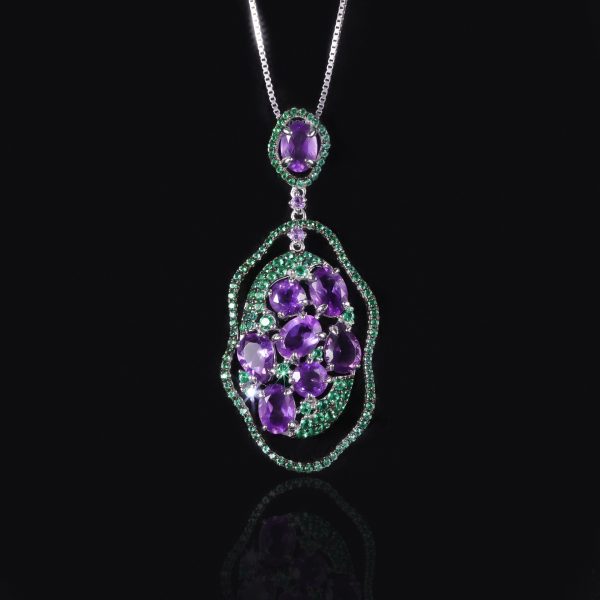 Gemstone Necklace-W0435P