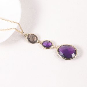 Gemstone Necklace-SU622N-B