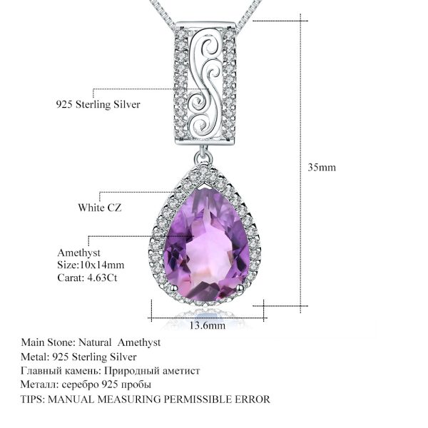 Gemstone Necklace-A3215P - 图片 2