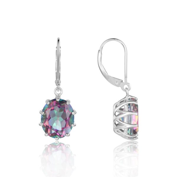 Gemstone Earrings-Y156E - 图片 4