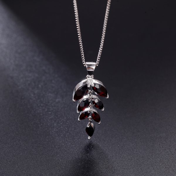 Gemstone Necklace-A910P - 图片 6