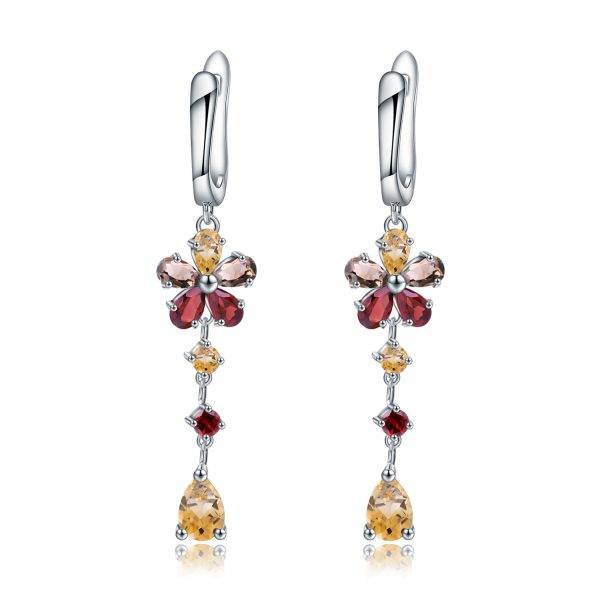 Gemstone Earrings-A2548E3