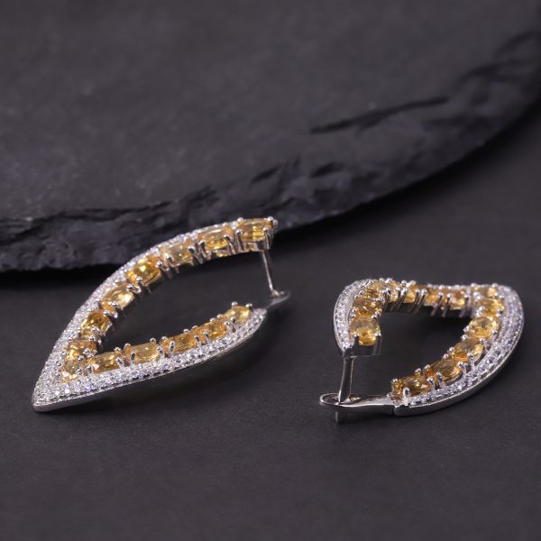 Gemstone Earrings-W0519E - 图片 3