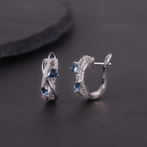 Gemstone Earrings-W0347E