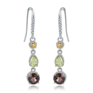 Gemstone Earrings-A2600E3