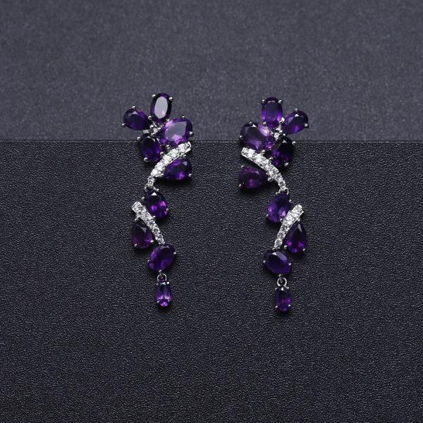 Gemstone Earrings-A800E3MAM - 图片 4