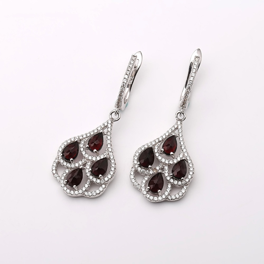 Gemstone Earrings-A5485E3 - 图片 3