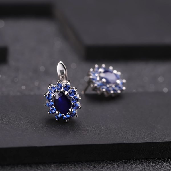 Gemstone Earrings-A017E3 - 图片 3