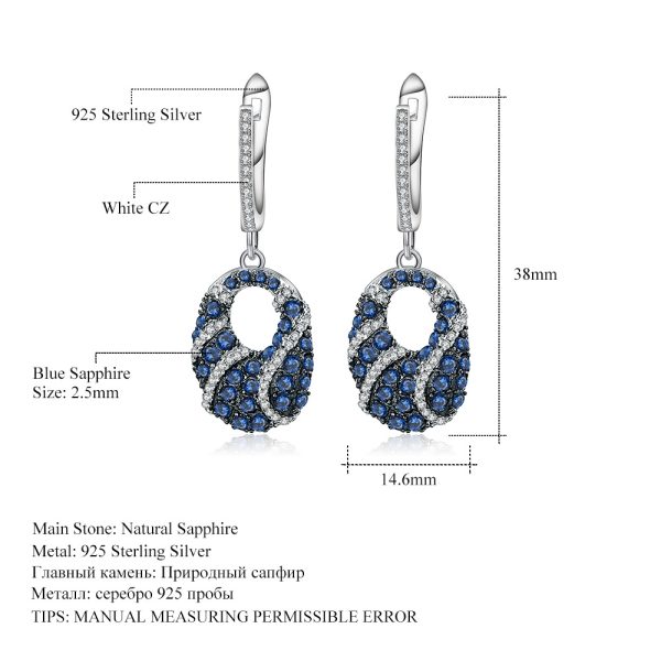 Gemstone Earrings-A4106E3 - 图片 3