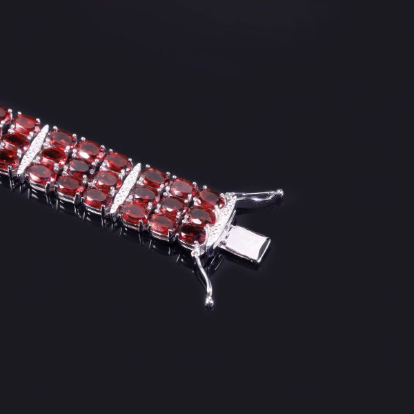 Gemstone Bracelet-A324B - 图片 3