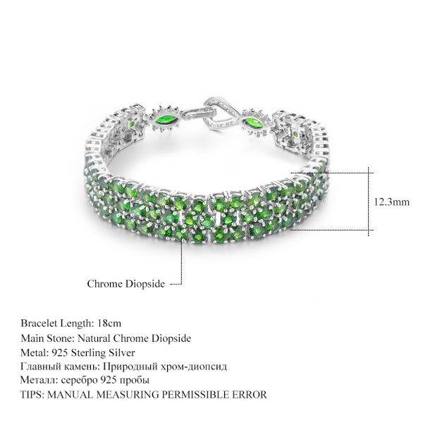 Gemstone Bracelet-C1902B - 图片 3