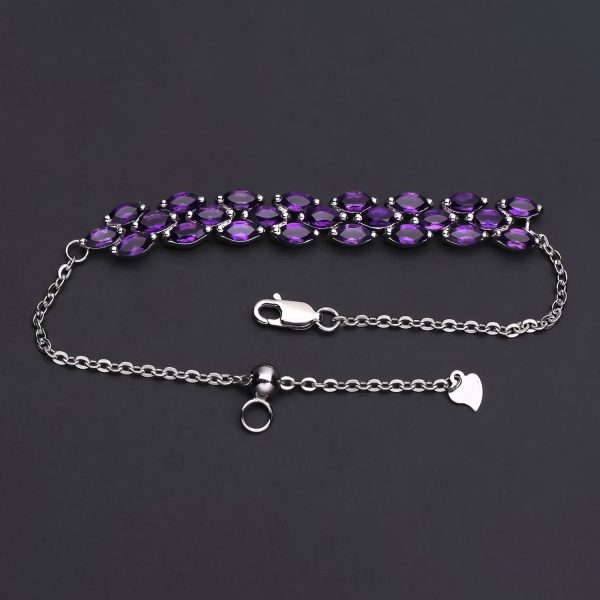 Gemstone Bracelet-F0072B - 图片 3