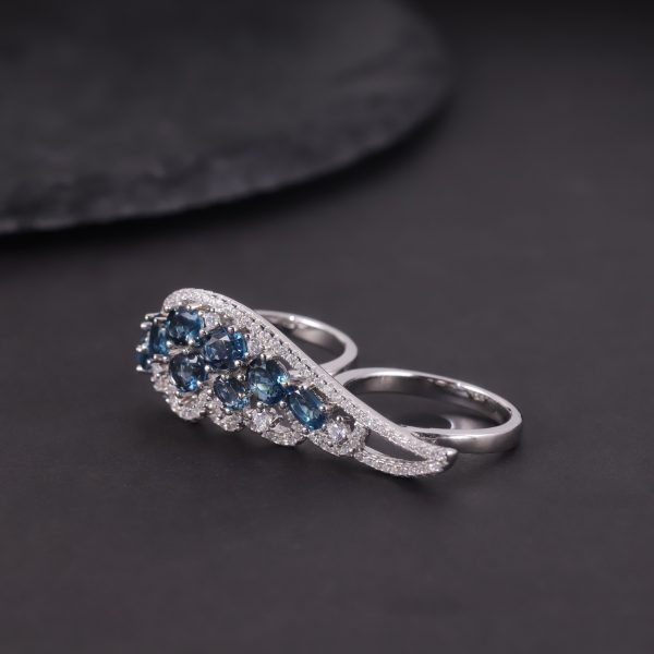 Natural Garnet Ring-W0505R - 图片 3