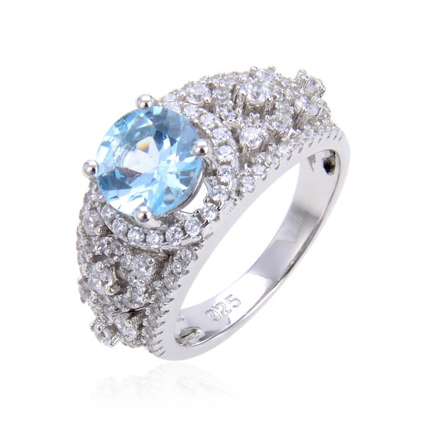 Natural Topaz Ring-W0641R - 图片 3