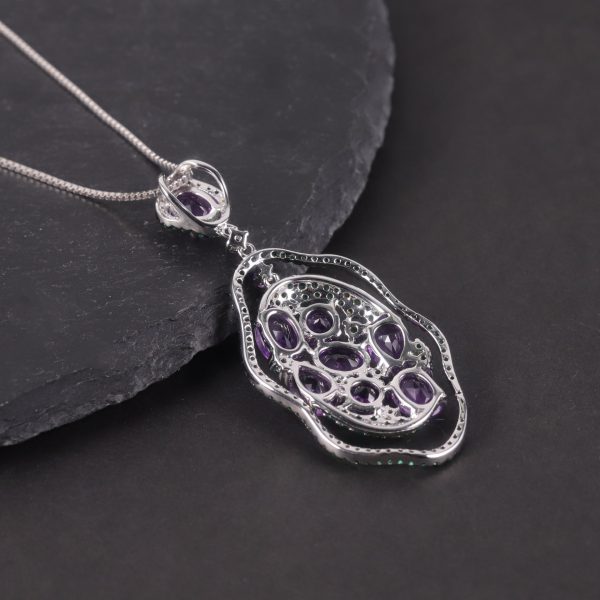 Gemstone Necklace-W0435P - 图片 4